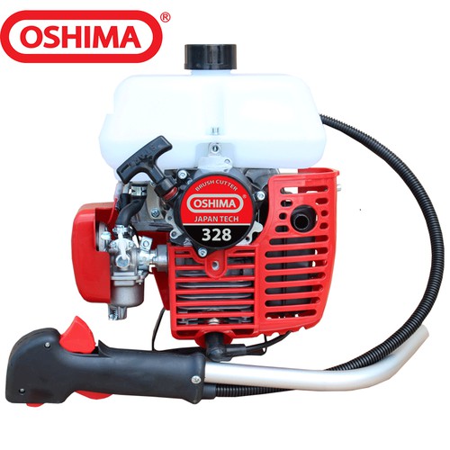 Máy Cắt Cỏ 2 Thì Oshima 328 Bạc 900W