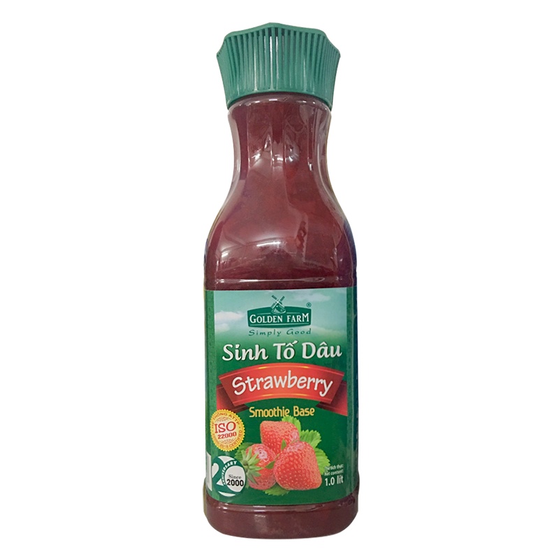 Sinh tố golden farm chai 1 lít (1.2 kg)