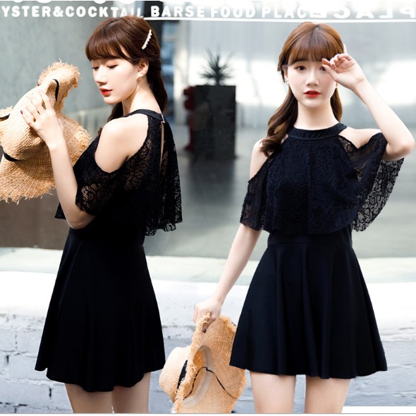 CÓ SẴN bikini  áo tắm nữ dáng váy yếm ren đẹp