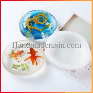 Khuôn Silicon Làm Bể Cá Resin 3D Mô Phỏng Đá