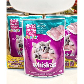 Pate Whiskas 85g (Mèo Lớn, Mèo Con)