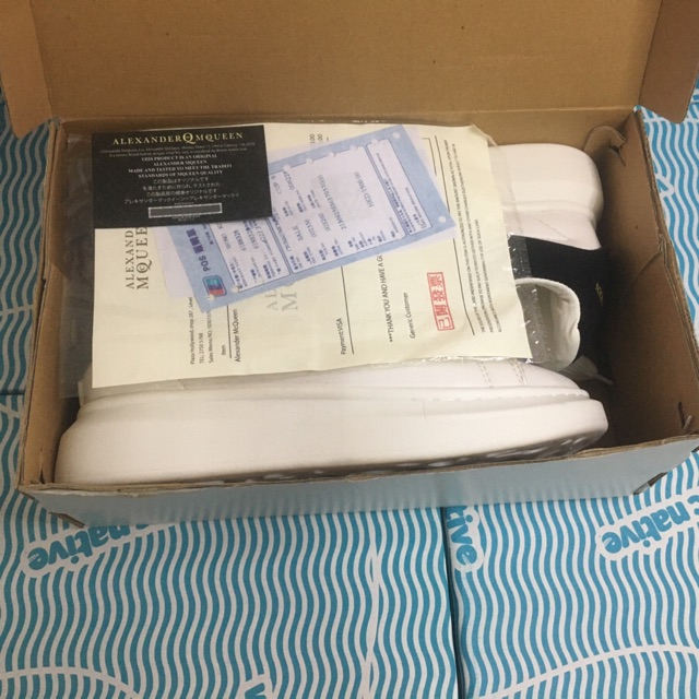 Free ship Giày Mcqueen Nam Nữ Đế Độn Cao Cấp