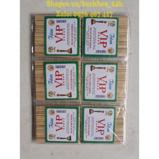Vỉ tăm vip gồm 5 gói nhỏ