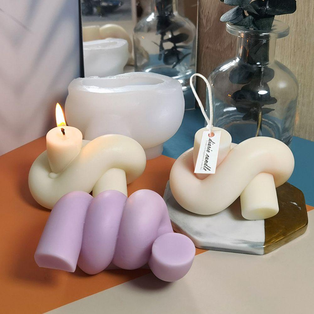 FAY Khuôn Silicone Làm Xà Phòng Thơm Hình Nút Thắt