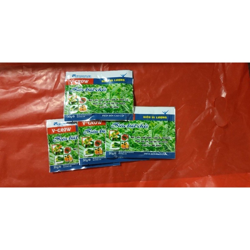 phân bón siêu vi lượng siêu bật chồi/ siêu ra hoa đậu trái gói 30g