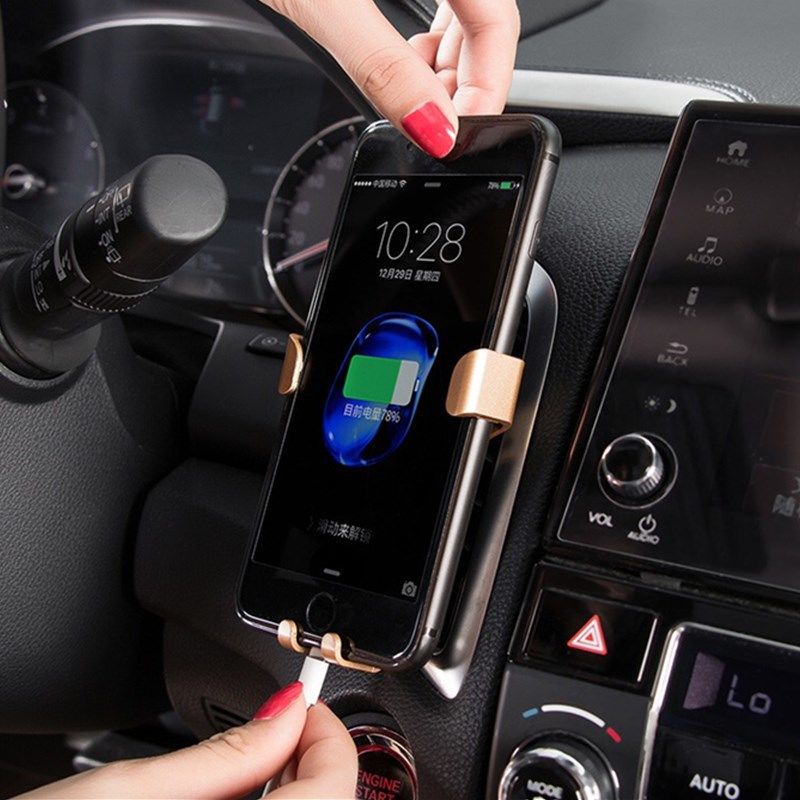 Kẹp Điện Thoại Ô Tô-Giá Đỡ Smartphone-Phụ Kiện Xe Hơi Hàng Chính Hãng