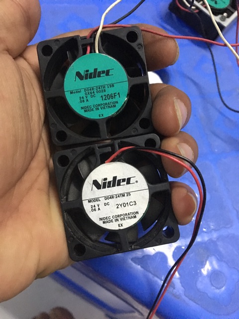 Quạt tản nhiệt mini 4cm vuông 12-24V