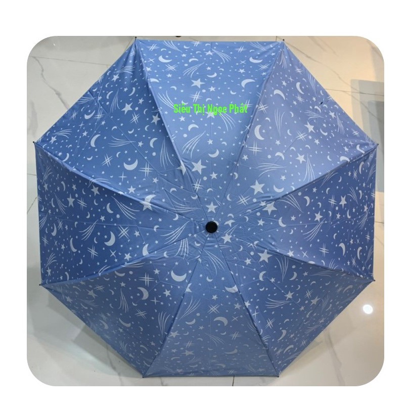 Ô/ dù đi mưa 2 LỚP, GẤP GỌN che nắng cao cấp_CỠ TRUNG_10 nan thép chắc chắn