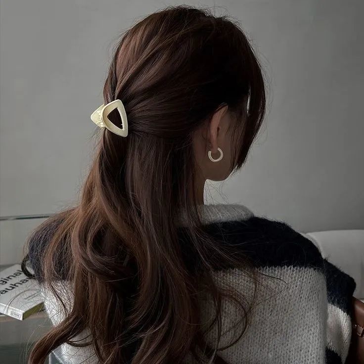 Kẹp Tóc Càng Cua Cỡ Nhỏ Thiết Kế Đơn Giản Thời Trang Cho Nữ