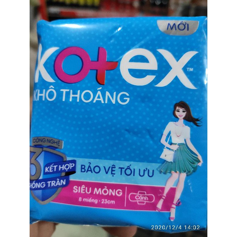 Băng vệ sinh Kotex khô thoáng