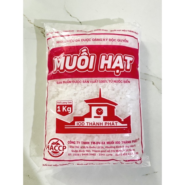 Muối hạt / Muối hột Thành Phát 1kg