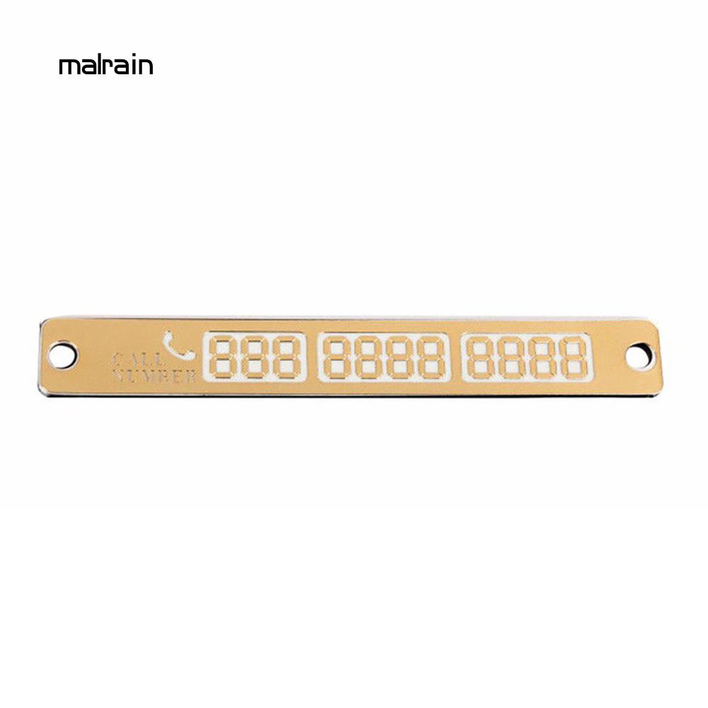 Biển ghi số màu phát quang cho ô tô khi đậu xe