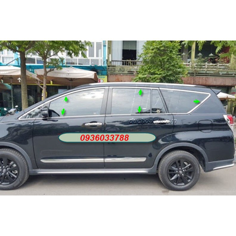 [Mã LIFEAU5SALE giảm 20k đơn 50k] Nẹp chân kính và cong kính Innova 2017-2020