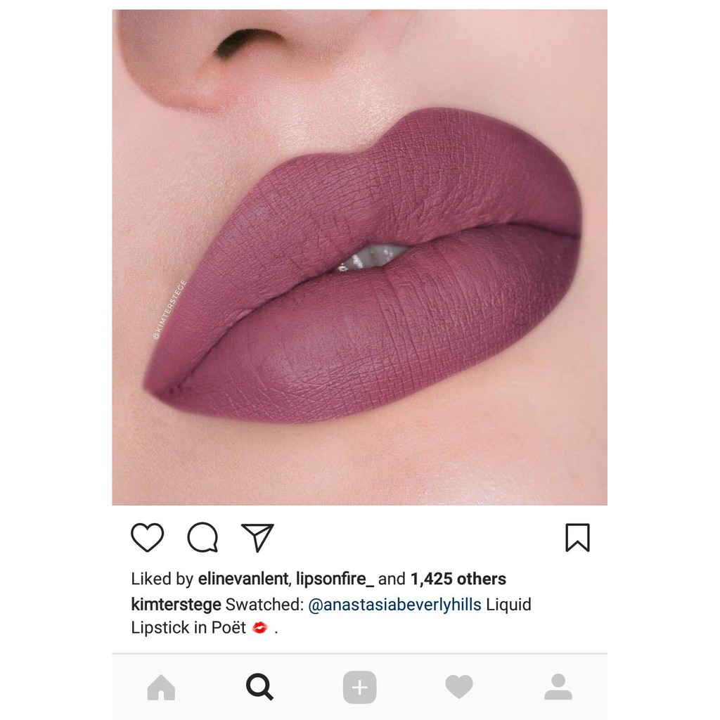 Son kem lì Anastasia Beverly Hills Liquid Lipsticks màu Poet fullsize