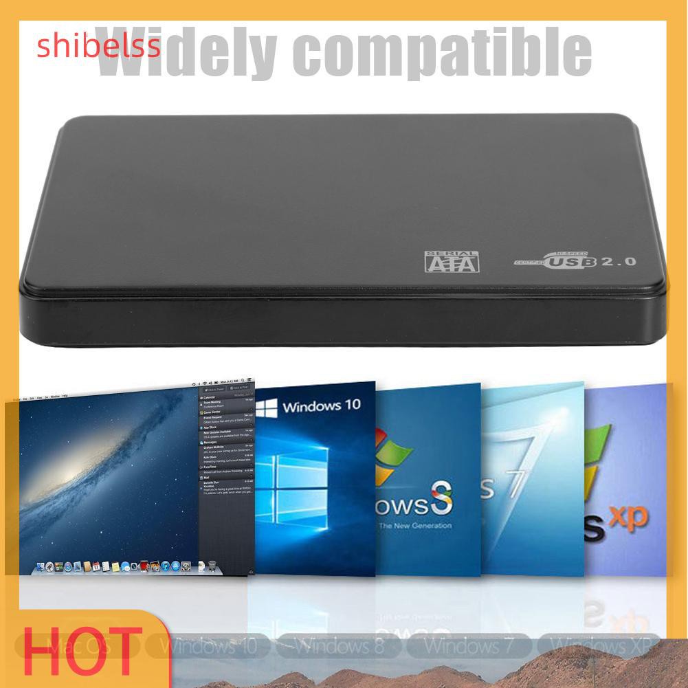 Hộp Đựng Ổ Cứng Ngoài Shibelss 2.5 Inch Sata Usb2.0 Hdd | BigBuy360 - bigbuy360.vn
