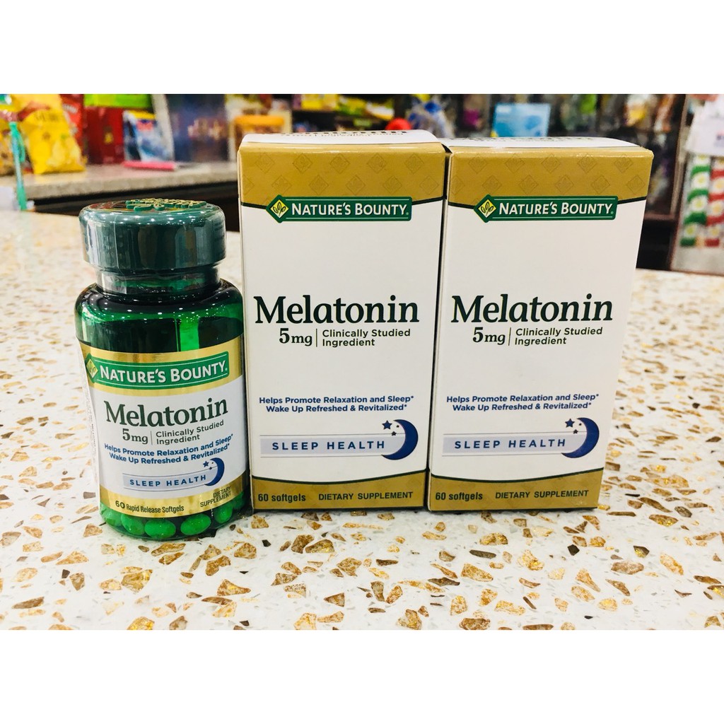 Viên Uống Điều Hòa Giấc Ngủ Nature’s Bounty Melatonin 5mg