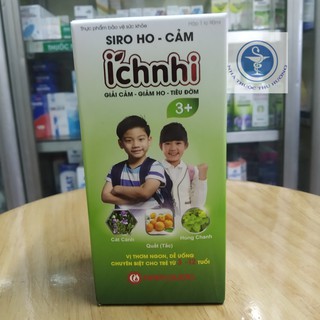 Siro ho cảm Ích Nhi cho trẻ trên 3 tuổi - Lọ 90ml