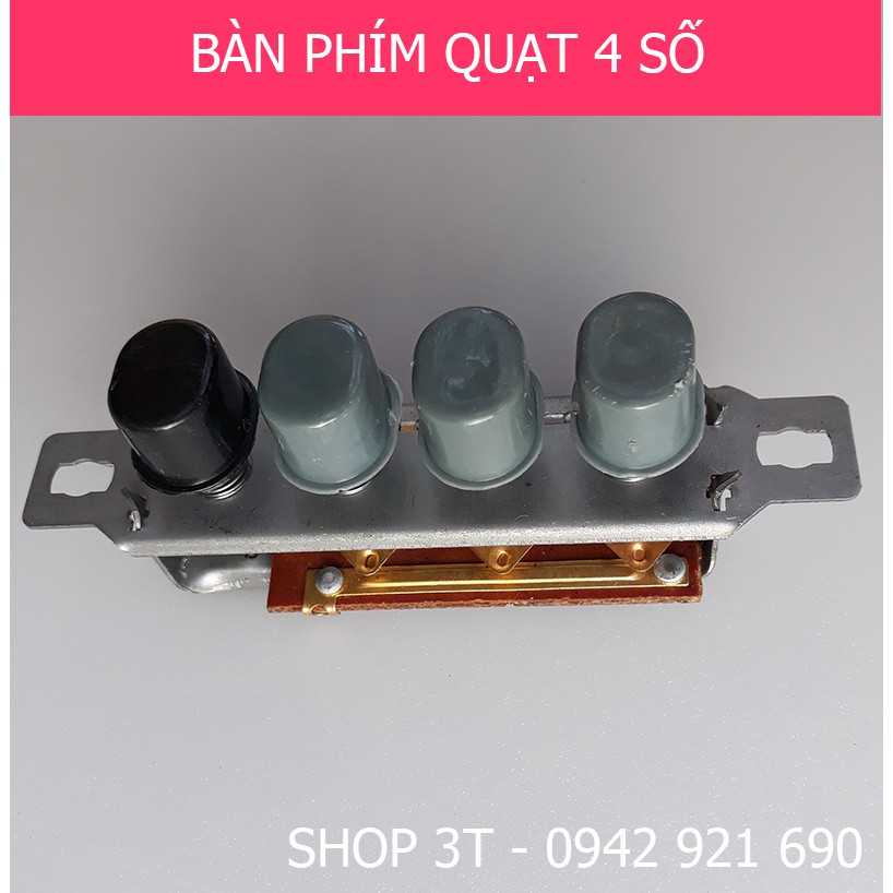 Phím quạt tròn 4 số 5 số dùng cho quạt bàn và quạt làm mát