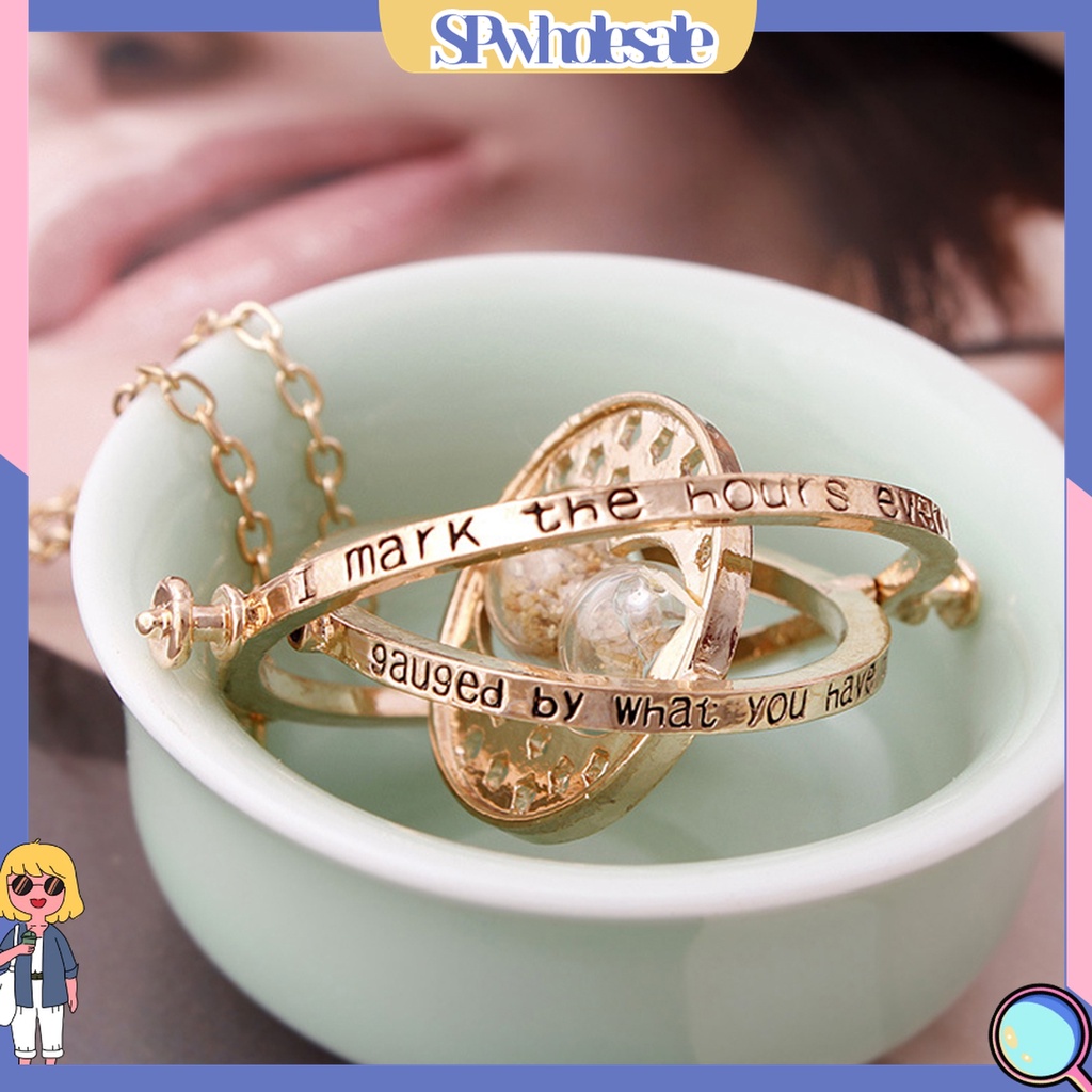 Dây Chuyền Mặt Đồng Hồ Cát Hermione