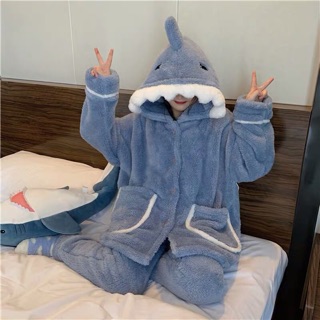 Bộ Ngủ Lông Cá Mập WESTIE