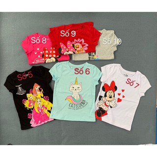 Áo Bé Gái Place 100% cotton từ 2T - 5T - Ảnh thật 100%