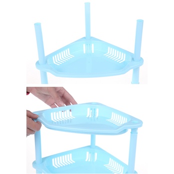Giá để bát nhựa 3 tầng tam giác GN7 Kệ để đồ đa năng