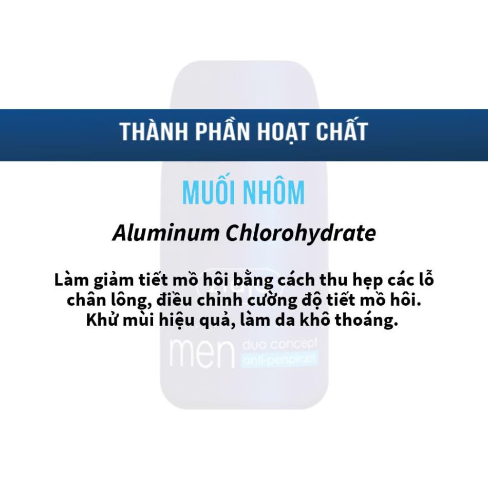 LĂN KHỬ MÙI DUO CONCEPT ZIAJA – ORGANIC DÀNH CHO NAM - 60ML