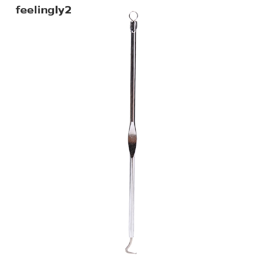 [Hàng mới về] Set 9 dụng cụ nặn mụn đầu đen mụn trứng cá bằng thép không gỉ tiện lợi
