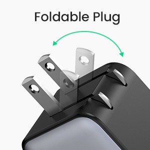 Củ Sạc điện thoại USB 4 cổng 100W Ugreen ( 40737) chân cắm chuẩn Mỹ US