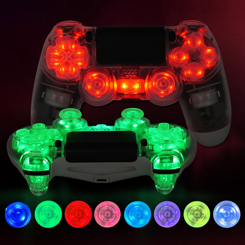 Vỏ Bọc Trong Suốt Thay Thế Nhiều Màu Cho Tay Cầm Điều Khiển Chơi Game Pro