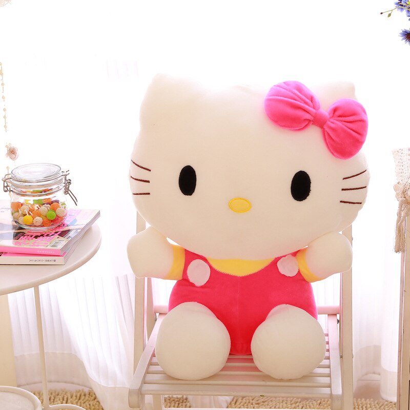 Mèo Hello Kitty Nhồi Bông 30Cm Đáng Yêu