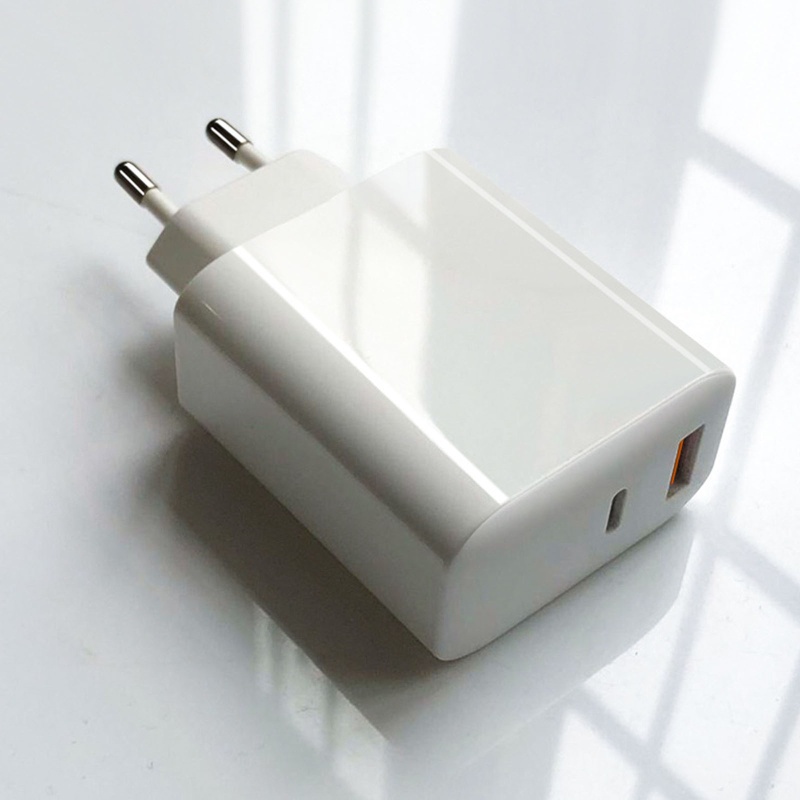 Cốc Sạc Nhanh USB C 65W Hai Cổng Type C PD Cho QC 3 0 Wall Cha