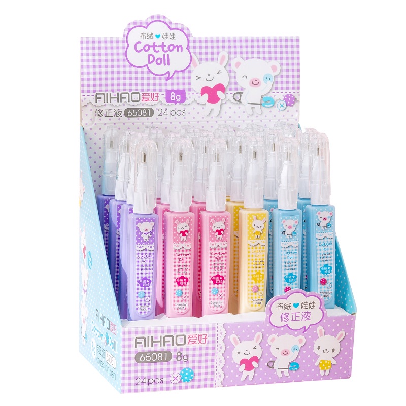 Bút xóa nước CREAMY cute, bút xóa AIHAO nhiều mẫu dễ thương