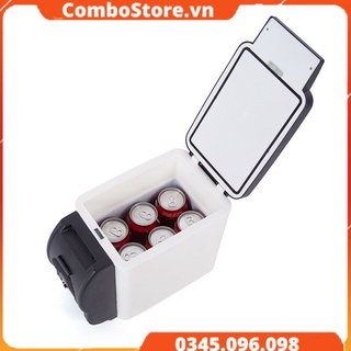 Tủ lạnh mini chuyên dụng cho ô tô xe hơi 6 lít - Tủ làm lạnh và hâm nóng mini trên ô tô