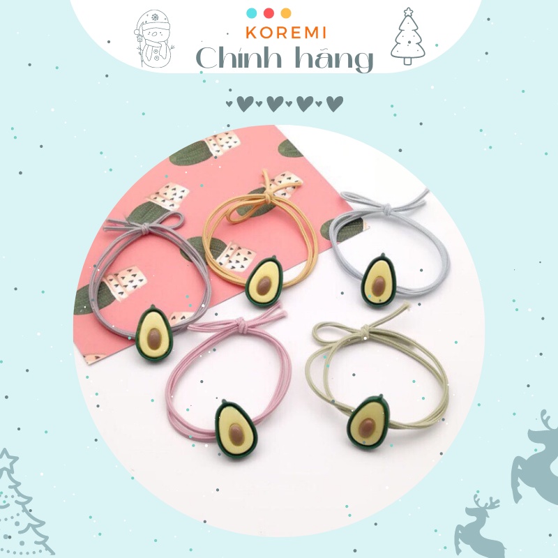 [TỔNG KHO - GIÁ SỈ] Dây buộc tóc hình trái bơ siêu cute