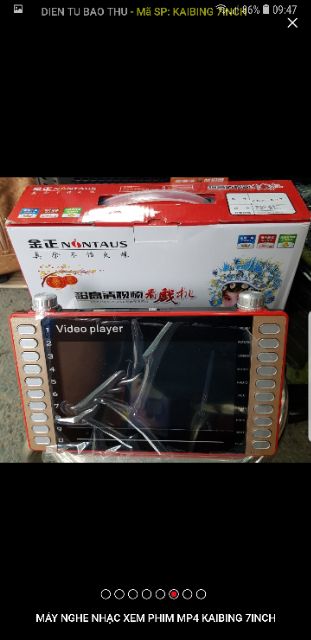 MÁY MP4 KAIBING NGHE NHẠC XEM PHIM 7INCH