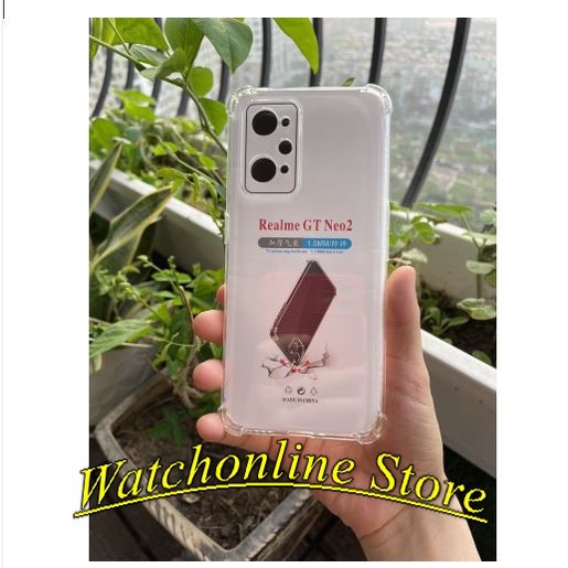 Ốp lưng chống va đập cho Realme GT C55 Neo 2 GT Neo 2T GT Neo 3 Q5 pro Q3S dẻo trong  4 góc có gờ bảo vệ camera