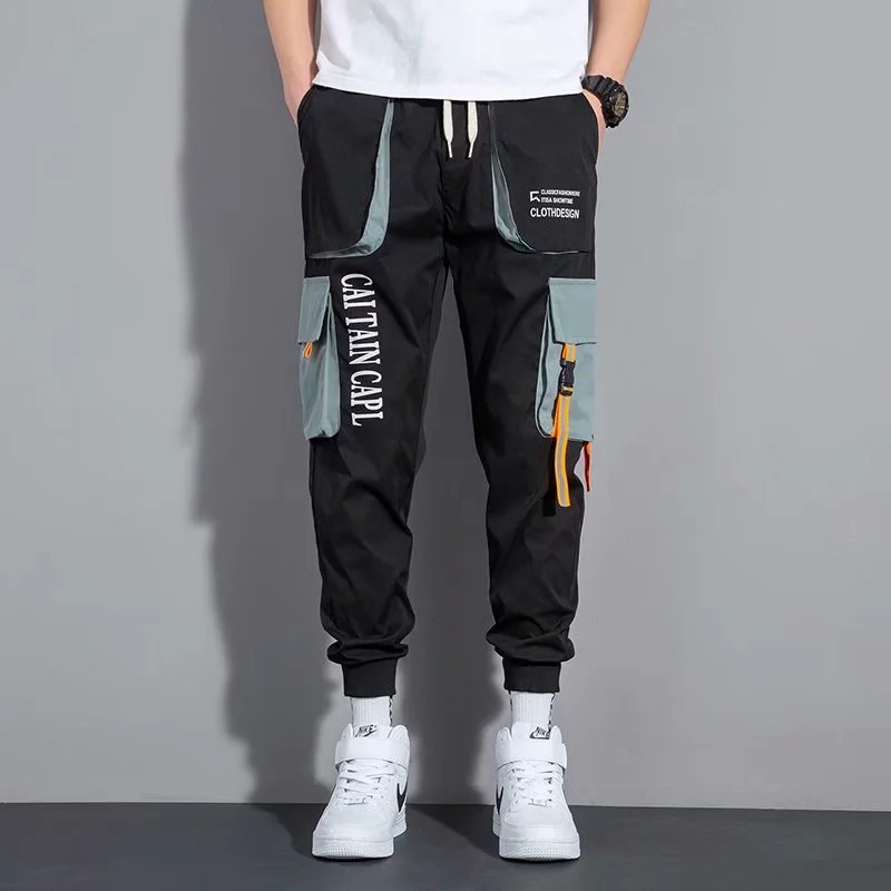 Quần Dài Thể Thao Nhiều Túi Phong Cách Hàn Quốc Cho Nam Size S-3Xl