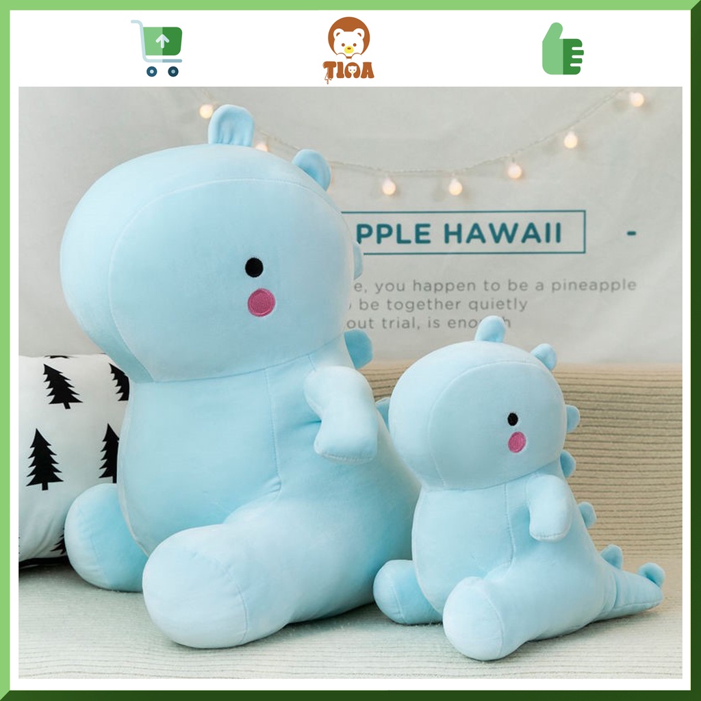 Gấu bông to khủng long má hồng thú nhồi bông cute giá rẻ kích thước 40cm 50cm