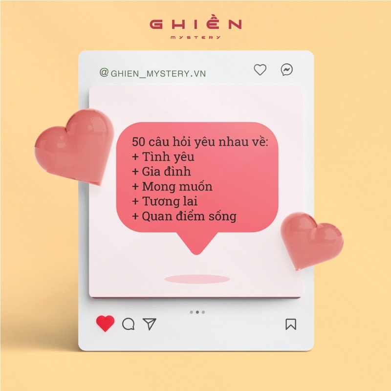 Bộ thẻ tình yêu thấu hiểu nhau LOVE AGAIN - giải quyết mâu thuẫn hàn gắn lại tình cảm cho cặp đôi | Ghiền Mystery