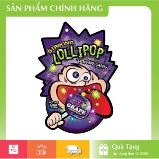 [HÀNG CHÍNH HÃNG] KẸO MÚT NỔ STRIKING VỊ NHO 13,8gr