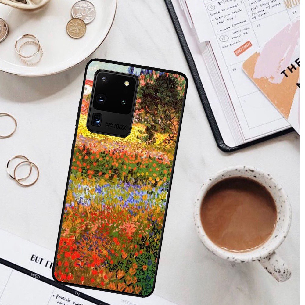 Ốp điện thoại silicon cao su mềm in hình tranh Van Gogh cho Samsung Galaxy S10 5g 10e Lite Plus S20 Ultra Edge S7 S8