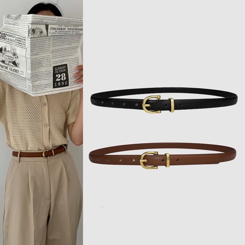 Thắt lưng nữ bản 2cm ,dây nịt thời trang cho nữ