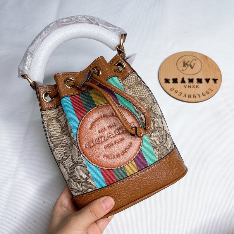 ‼️Rẻ nhất Shopee‼️Túi Coach đeo chéo dáng bucket