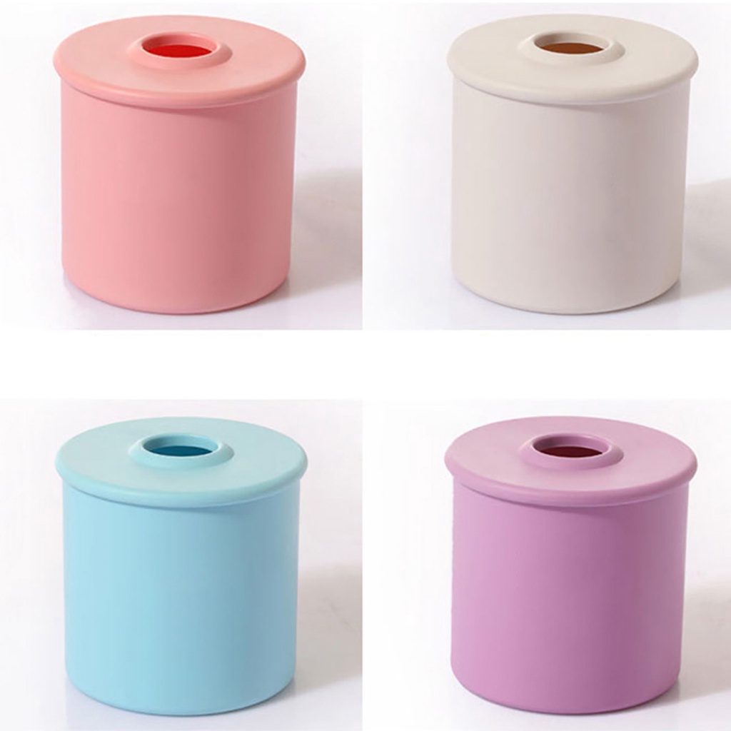 Hộp đựng khăn giấy cuộn hình tròn tinh tế độc đáo