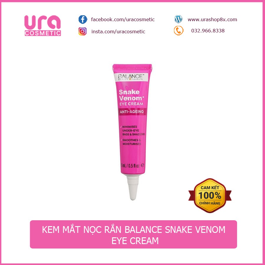 Kem mắt Nọc rắn Balance Snake Venom Eye Cream