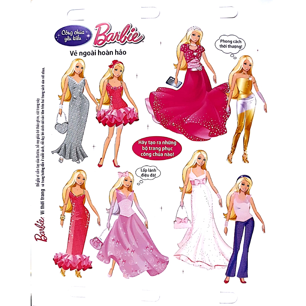 Sách - Barbie Thiết Kế Thời Trang - Công Chúa Yêu Kiều