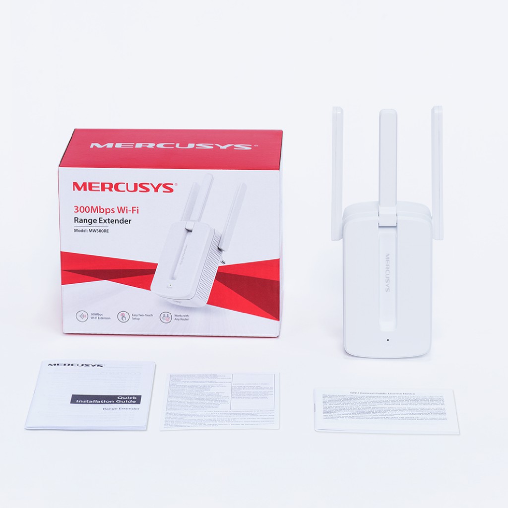 Bộ Mở Rộng Sóng Wifi MERCUSYS MW300RE Chuẩn N 300Mbps - Hàng Chính Hãng | WebRaoVat - webraovat.net.vn