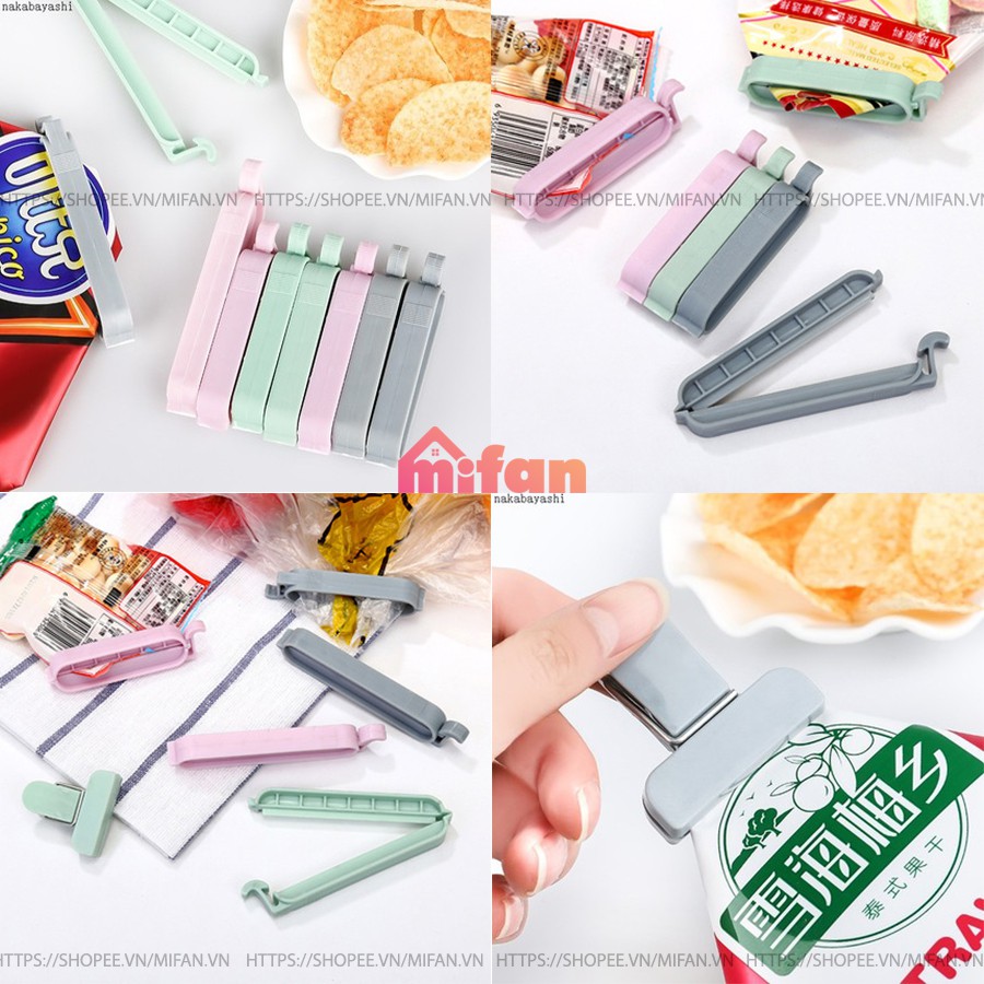 Bộ 12 Kẹp Miệng Túi Thực Phẩm Mifan Cao Cấp - Chống Ẩm, Chống Mốc, Chống Bụi, Bảo Quản Thực Phẩm Luôn Tươi Ngon | BigBuy360 - bigbuy360.vn