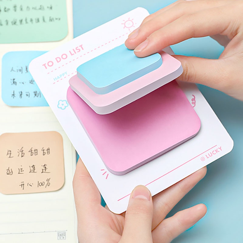 Set 90 Tờ Giấy Ghi Chú Nhiều Màu Sắc Cho Học Sinh